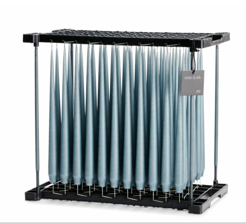 ester & erik Taper Candles -  Steel Blue 32cm