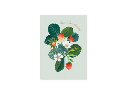 Strawberries Pop-Up Card