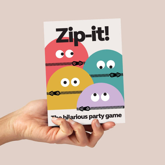 Zip-It Party Game | No-Talking Game | Fast-Paced Party Fun