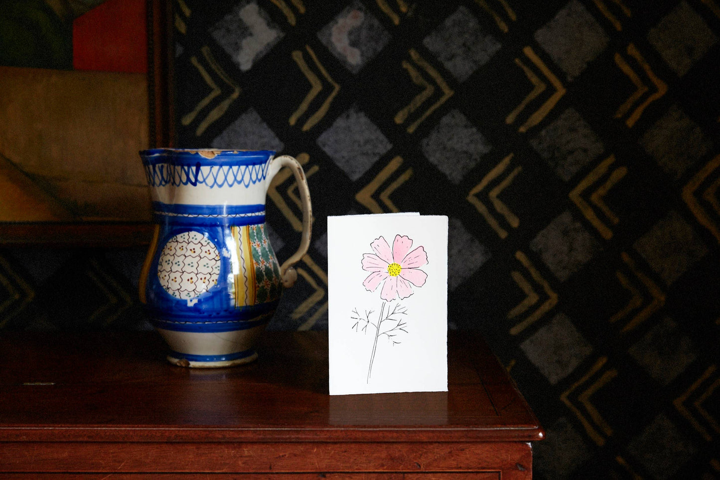 Charleston Collection Card - Cosmos: Dark Pink