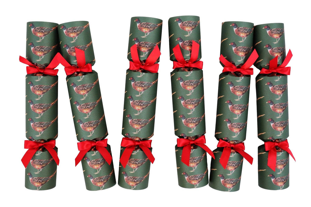PHEASANT LUXURY CHRISTMAS CRACKERS