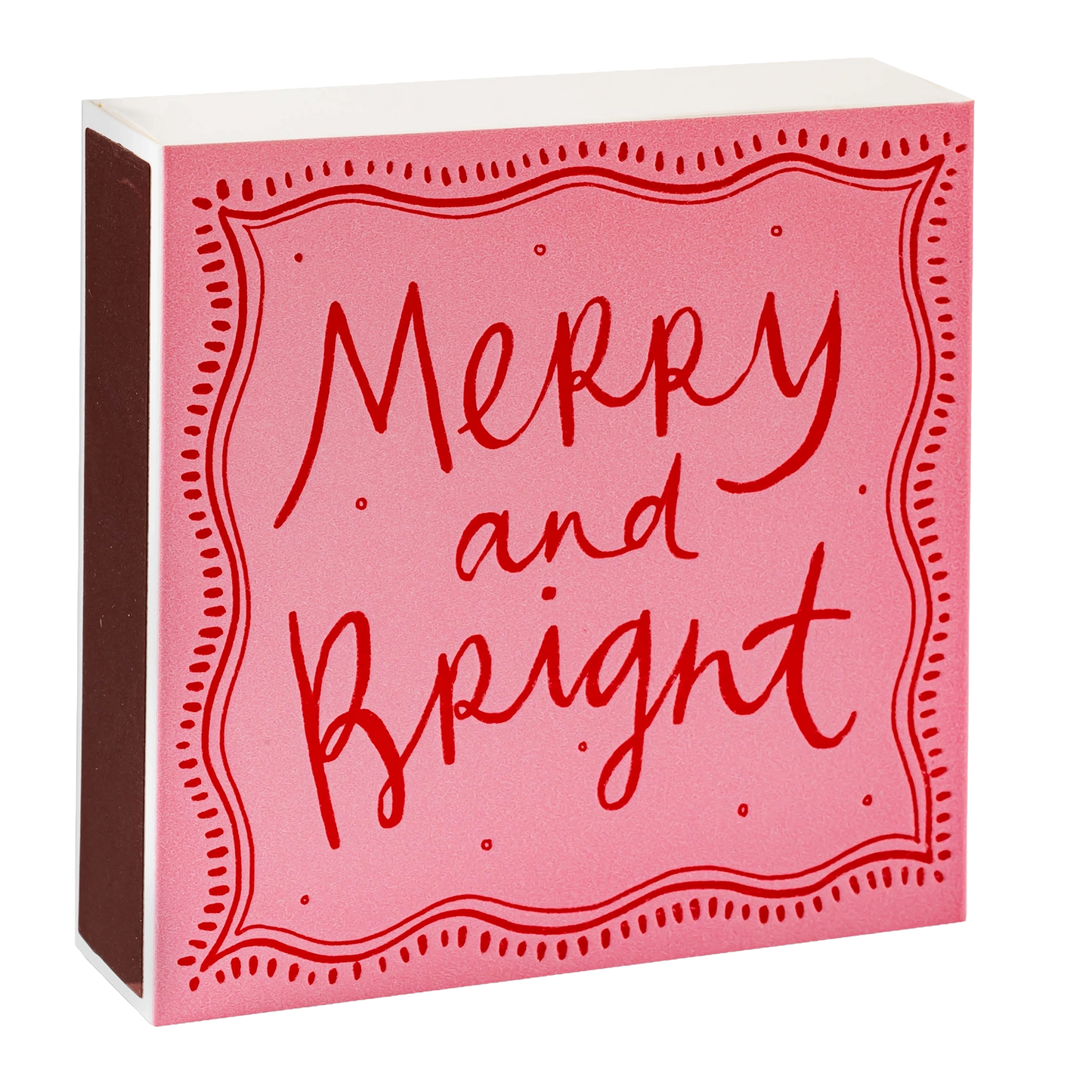 Archivist Square Box Matches - Merry and Bright