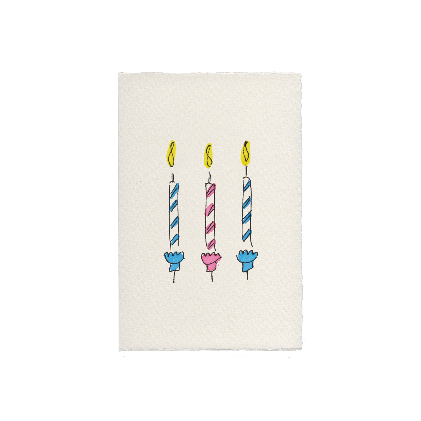 Birthday Candles Card: 3