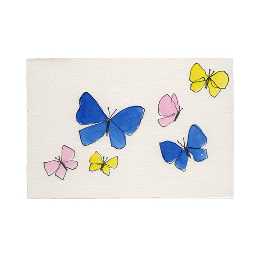 Butterflies Card (for the charity 'Women's Aid')