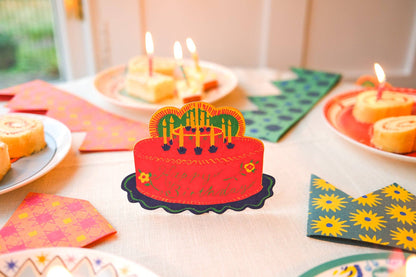 Party Cake Greeting Card