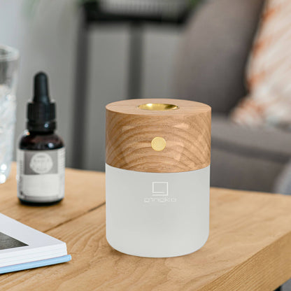 Smart Diffuser Lamp: Walnut