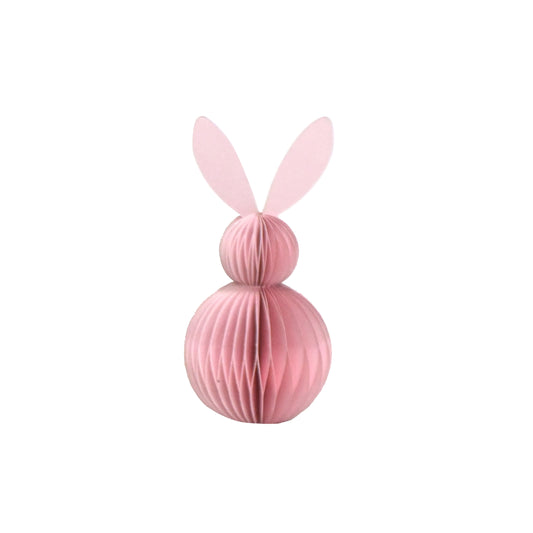 Honeycomb Bunny 16cm - Light Pink