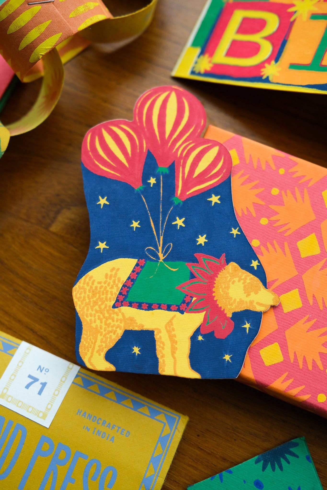 Party Bear Greeting Card