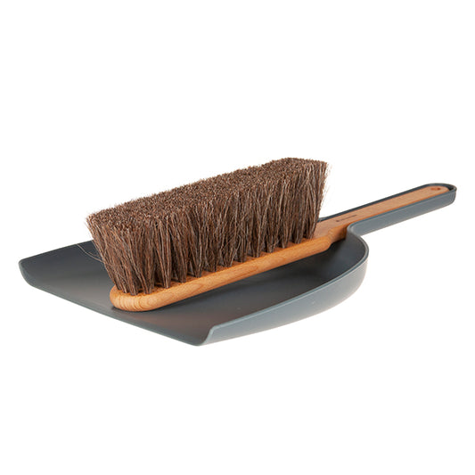 Iris Hantverk Dustpan & Brush Set - Petrol Blue