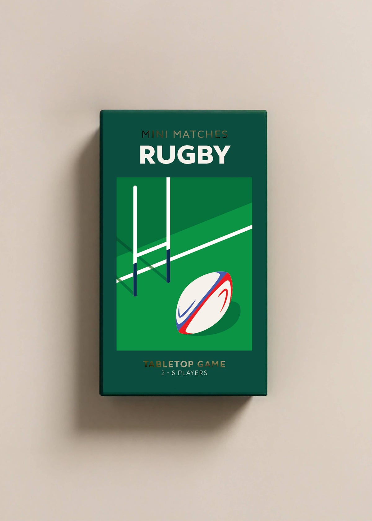 Mini Matches Rugby | Tabletop Game Set for Fans
