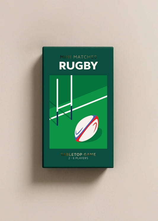 Mini Matches Rugby | Tabletop Game Set for Fans