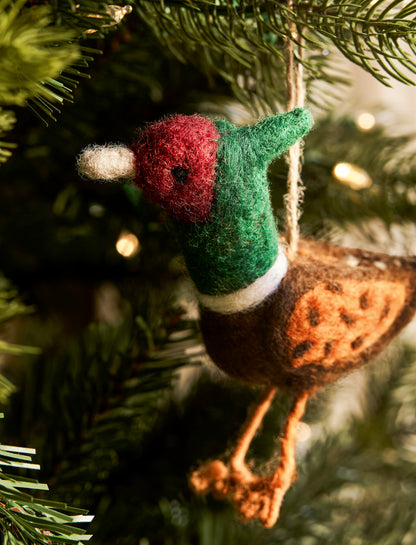 Southwold Christmas Pheasant / Felt / Brown