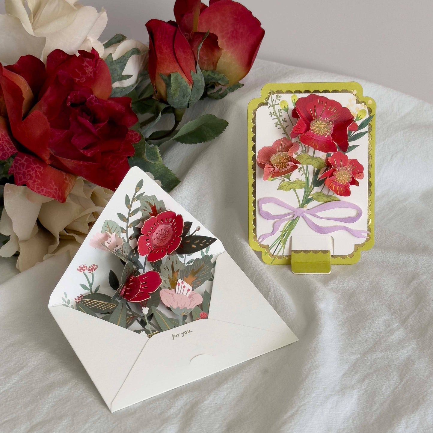 Floral Envelope Pop-Up Card