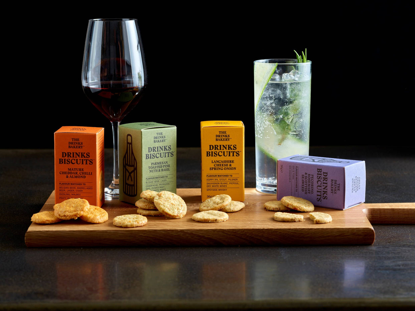 Drinks Biscuits - Lancashire Cheese & Spring Onion 36g