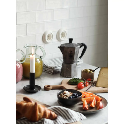 Lou Candle Holder -  Dark Grey