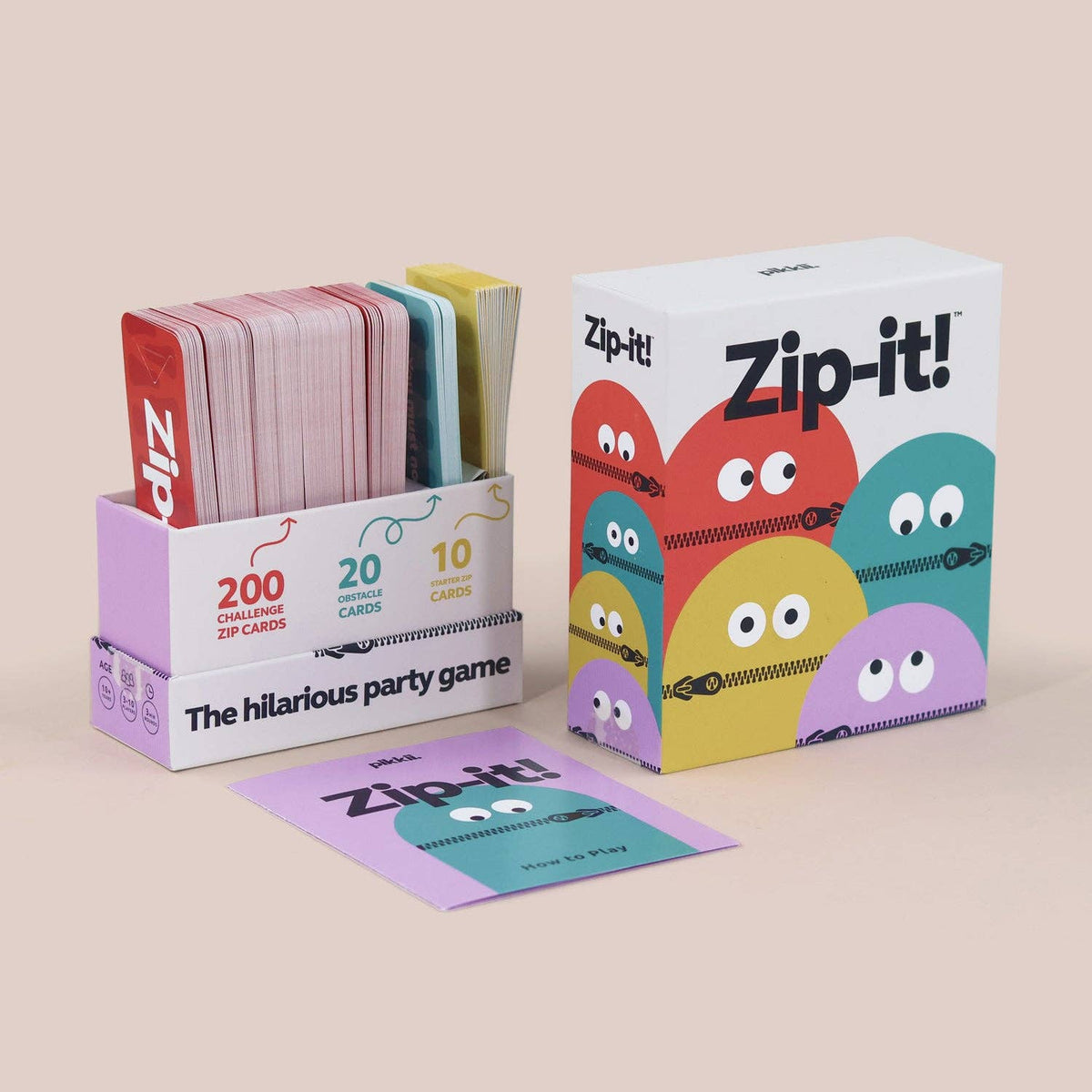 Zip-It Party Game | No-Talking Game | Fast-Paced Party Fun
