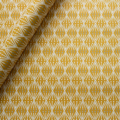 Cambridge Imprint Sheet Patterned Paper Selvedge Mustard