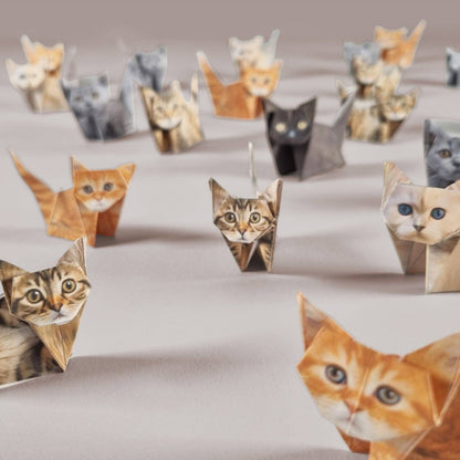 Paper Cats | Perfect For Cat Lovers | Cute DIY Origami Kit