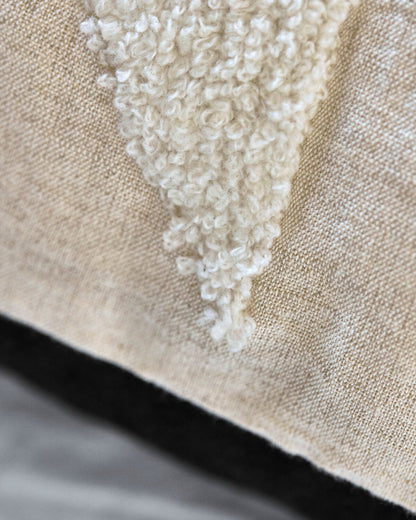 Bird Embroidered Cushion