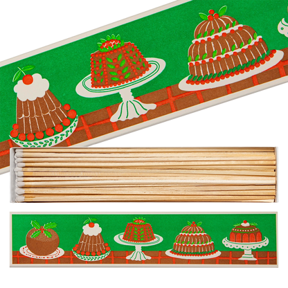 Archivist Extra Long Matches - Christmas Puddings