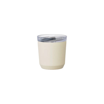 Kinto To Go Tumbler / With Plug White 240ml