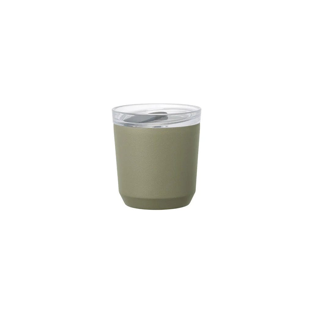 Kinto To Go Tumbler / With Plug Khaki 240ml
