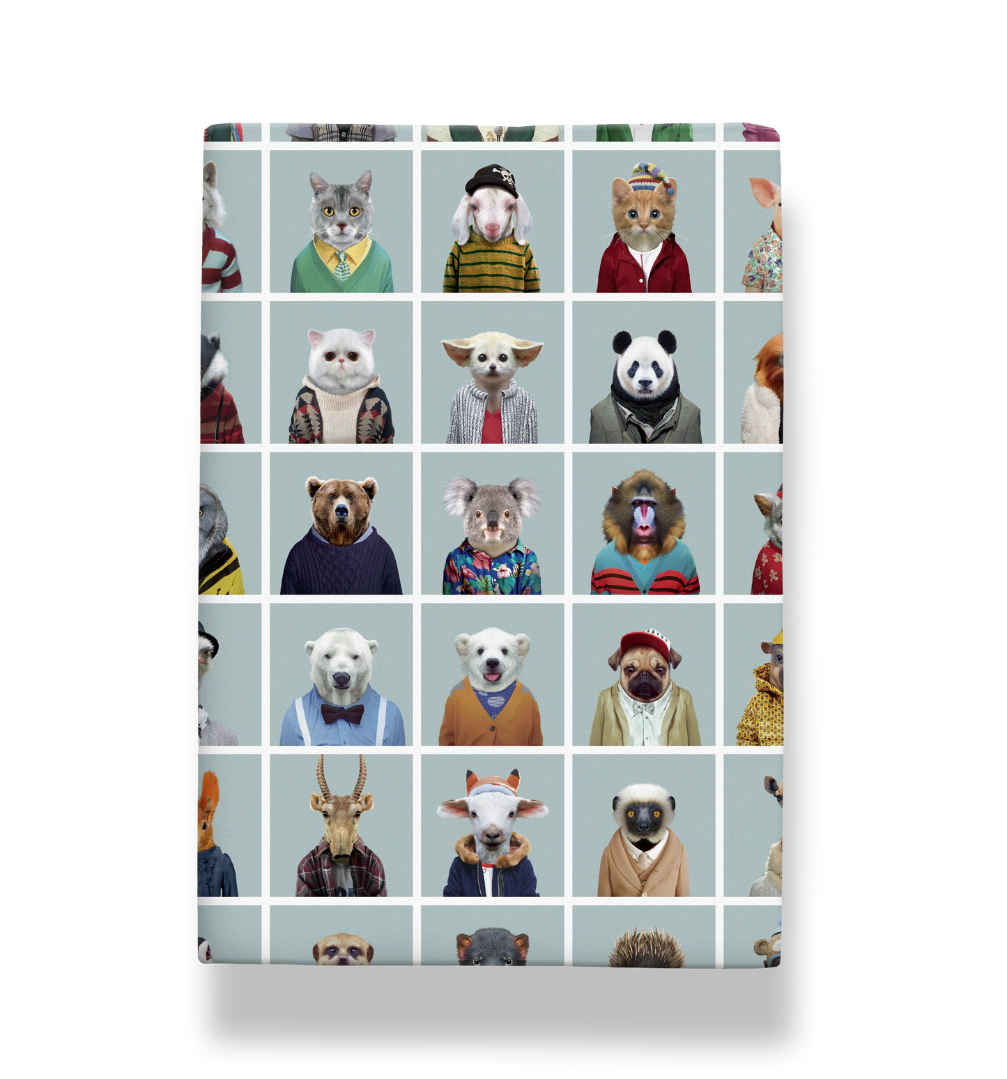 Zoo Portraits Polaroid Sheet Gift Wrap