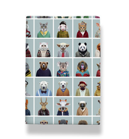 Zoo Portraits Polaroid Sheet Gift Wrap
