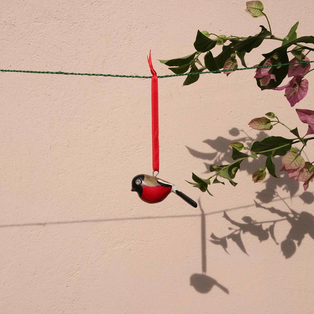 Wooden Ornament - Bullfinch