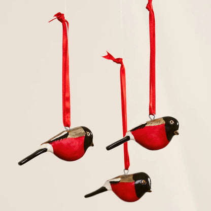 Wooden Ornament - Bullfinch