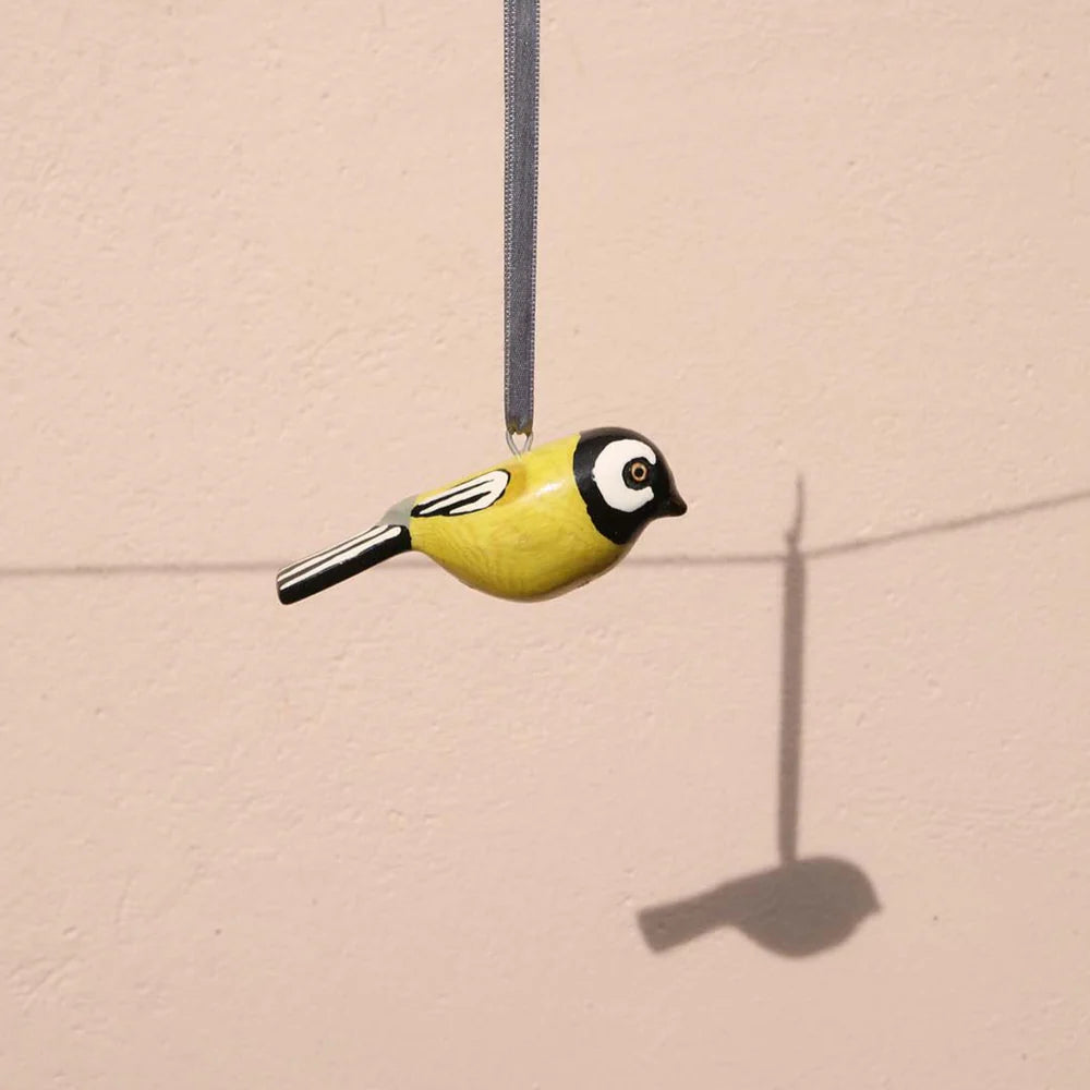 Wooden Ornament - Great Tit