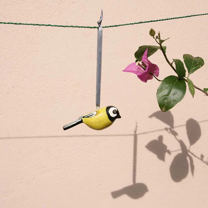 Wooden Ornament - Great Tit