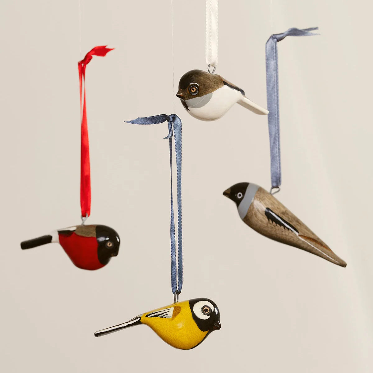 Wooden Ornament - Coal Tit