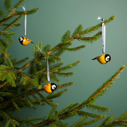 Wooden Ornament - Great Tit