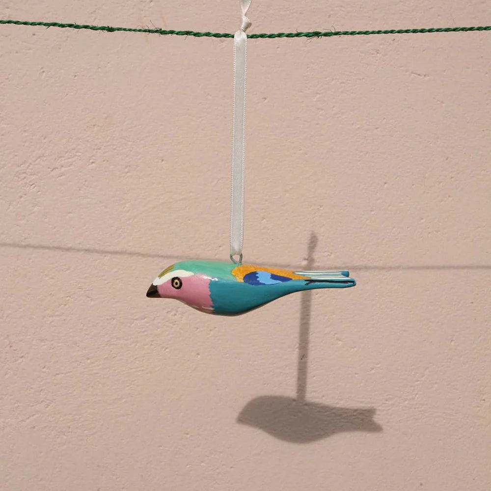 Wooden Ornament - Lilac-Breasted Roller