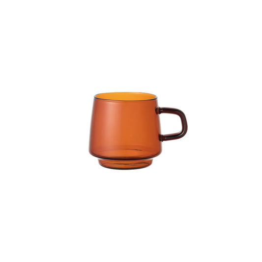 Kinto Glass Amber Mug 340ml