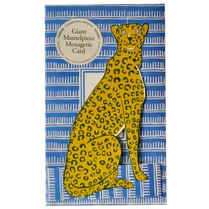 Giant Mantelpiece Menagerie Card: The Cheetah