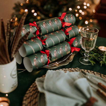 PHEASANT LUXURY CHRISTMAS CRACKERS