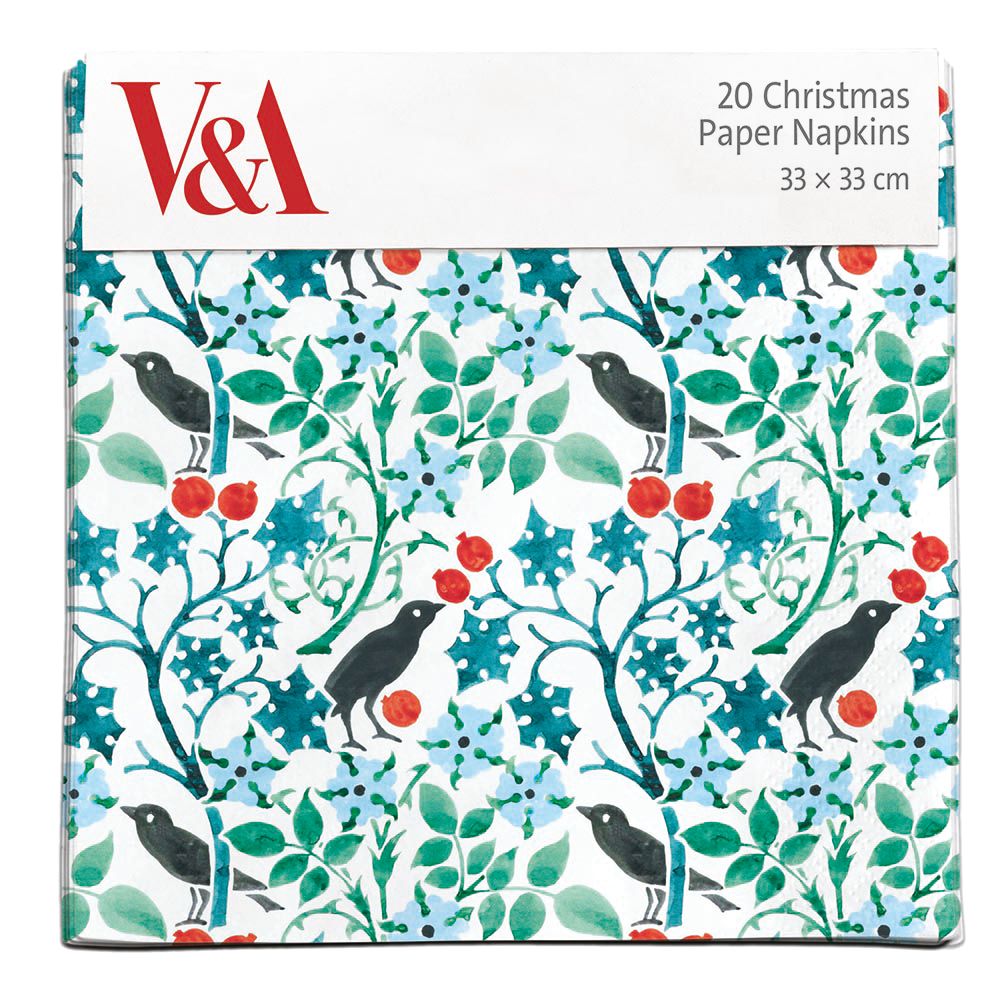 Christmas Blackbird Paper Napkins