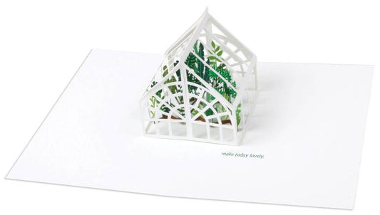 Green House Pop-Up Card