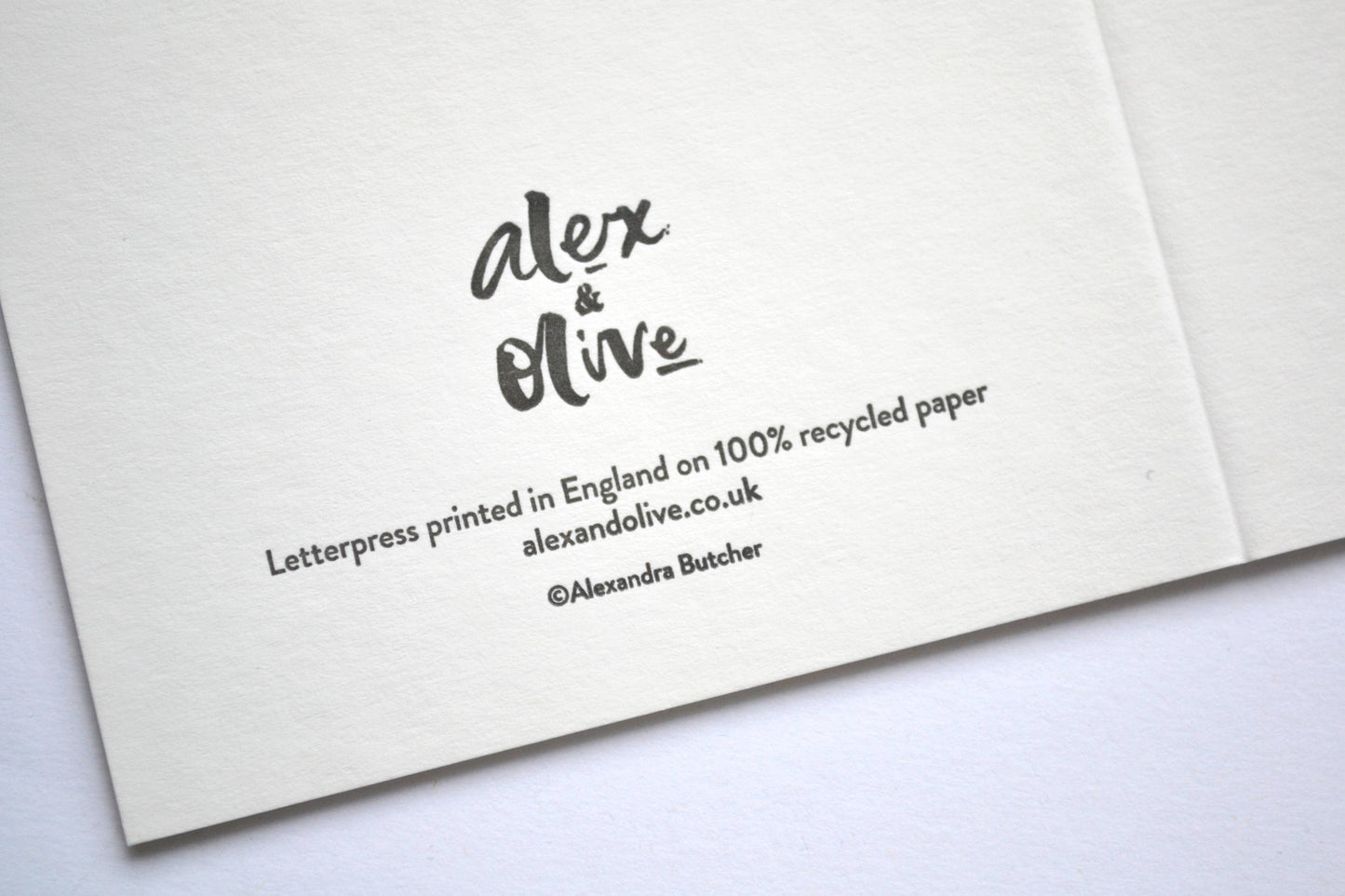 Floral Mother's Day Handcrafted Card - Letterpress Printed