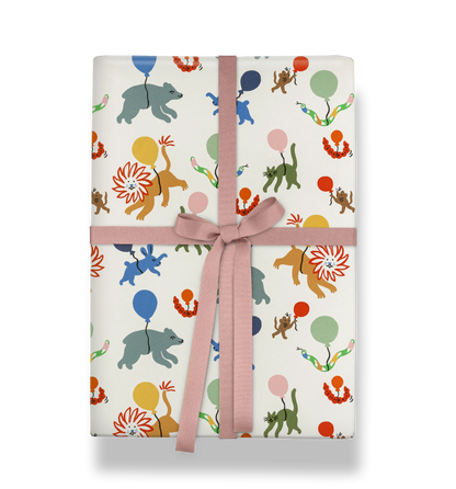 Floating Animals Sheet Gift Wrap