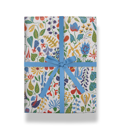 Herbarium Botanical Sheet Gift Wrap