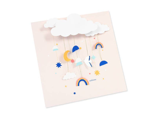 Baby Mobile Pop-Up Card