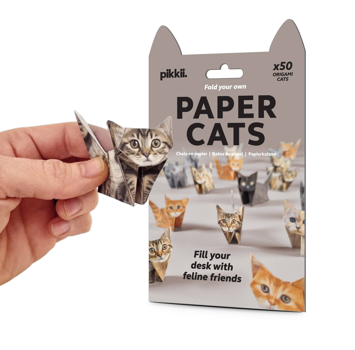 Paper Cats | Perfect For Cat Lovers | Cute DIY Origami Kit