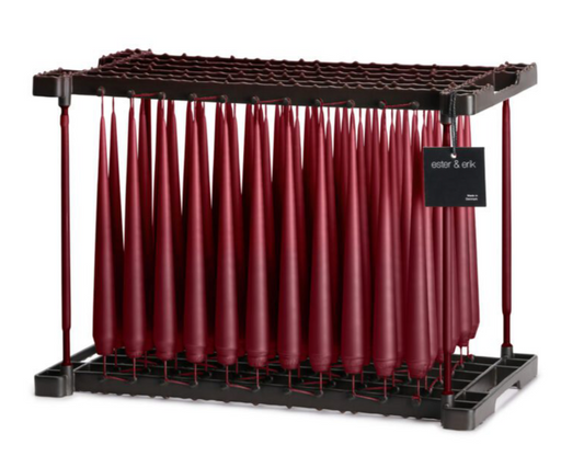 ester & erik taper frame candle DEEP WINE 33cm