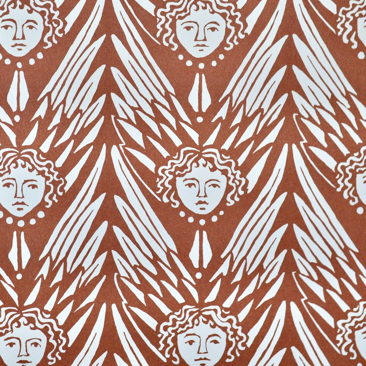 Cambridge Imprint Patterned Paper Suffolk Angels Bruised Cocoa