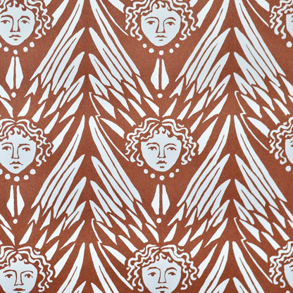 Cambridge Imprint Patterned Paper Suffolk Angels Bruised Cocoa