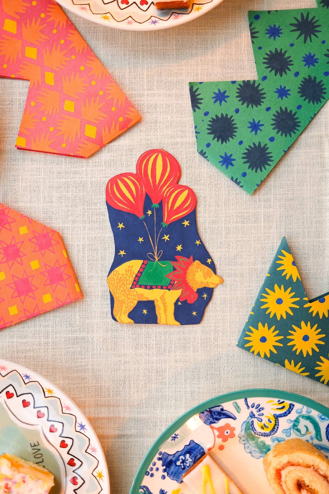 Party Bear Greeting Card