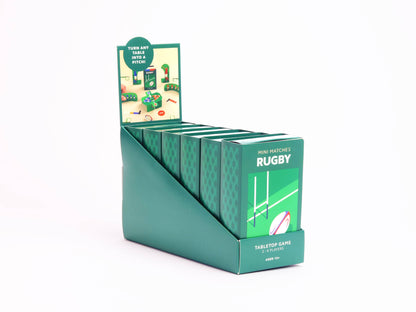 Mini Matches Rugby | Tabletop Game Set for Fans